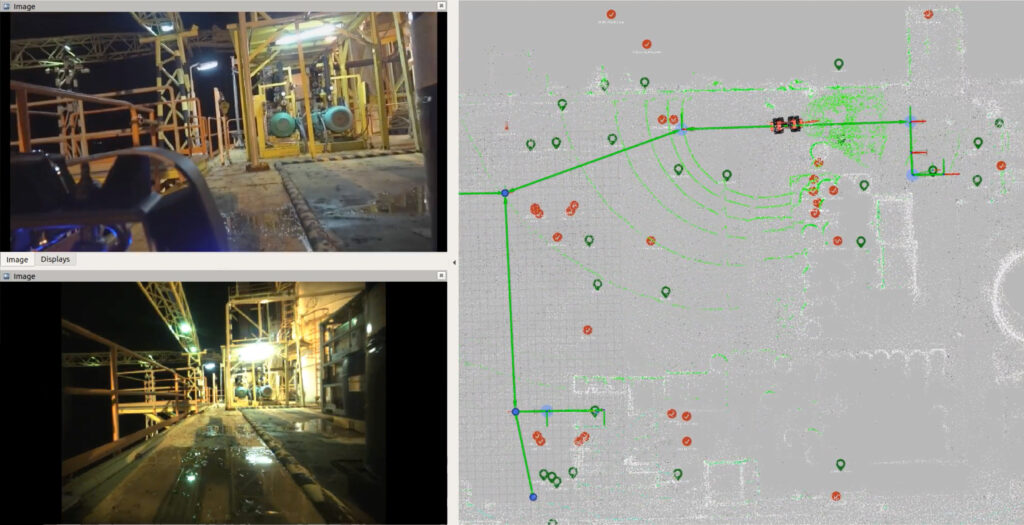 User interface for ANYmal for autonomous mission setup and monitoring