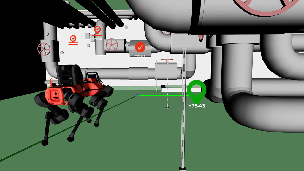 ANYmal legged robot cad and bim