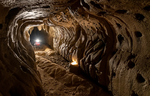 ANYmal exploring the Louisville Mega Cavern and detecting DARPAs hidden artifacts.