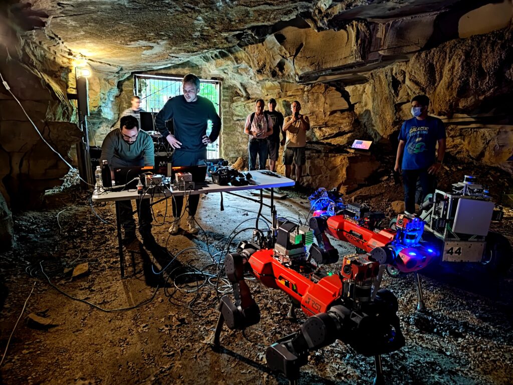 CERBERUS team preparing for the Final Event of the DARPA SubT Challenge