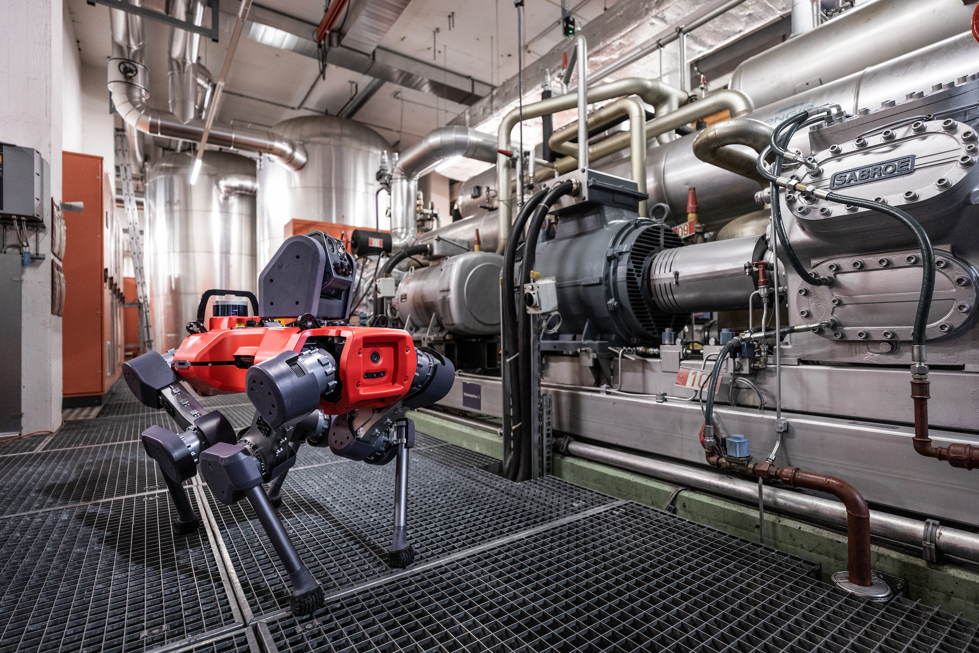 ANYmal legged robot doing robotics inspection