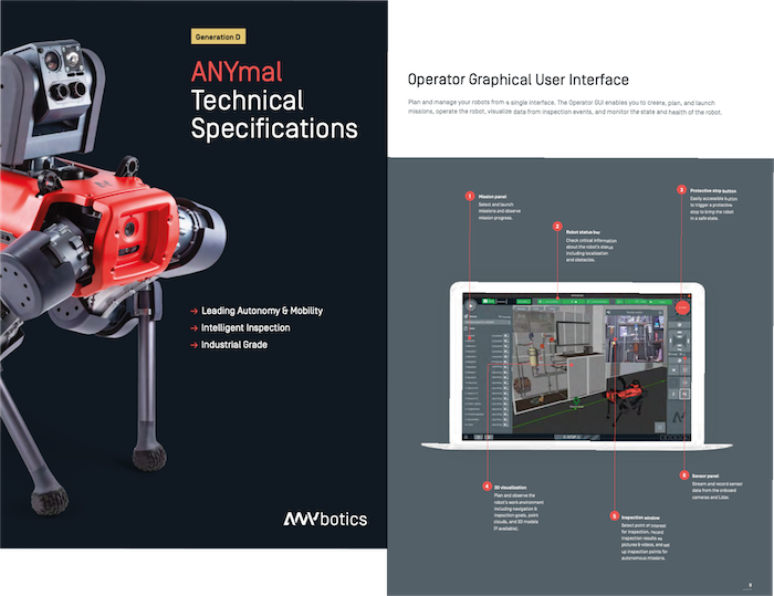 ANYmal Specifications Sheet