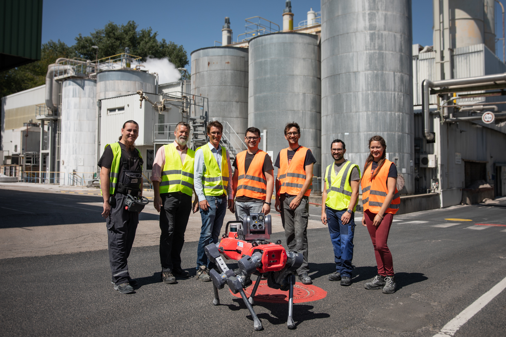 anybotics grace team picture