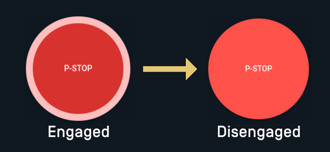 Engaged - disengaged-stop-UI